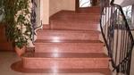фото Лестницы: ступени, балясины и перила из мрамора гранита в Астане