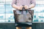 фото Кожаная коричневая мужская сумка шоппер Metropolitan