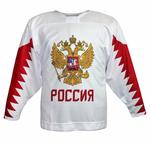 фото Хоккейный свитер Сборной России NEW белый реплика